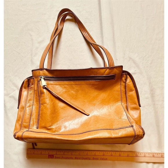 Hobo Women's Earth‎ Tone Leather Tote Bag Medium Chic Versatile Everyday flaws - Picture 3 of 16
